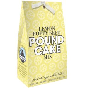 Freedom Mill Foods Lemon Poppy Seed Pound Cake Mix bag