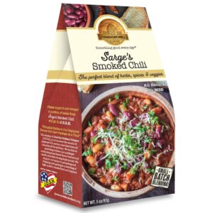 Freedom Mill Foods Sarge's Smoked Chili mix